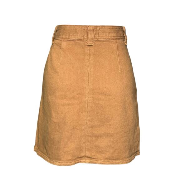 Wilfred Free brown denim  mini skirt size 0 - Picture 2 of 14